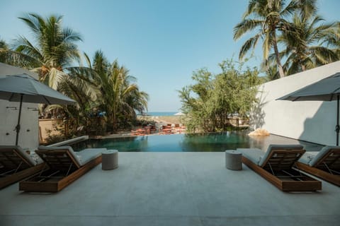 Natural landscape, Pool view, Swimming pool, sunbed