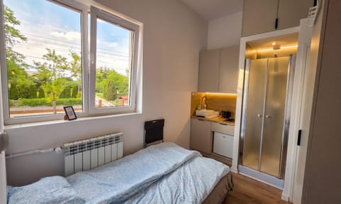 Bed, Kitchen or kitchenette, Photo of the whole room, Bedroom, oven, wardrobe
