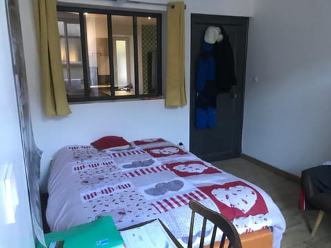 Property building, Living room, Bedroom