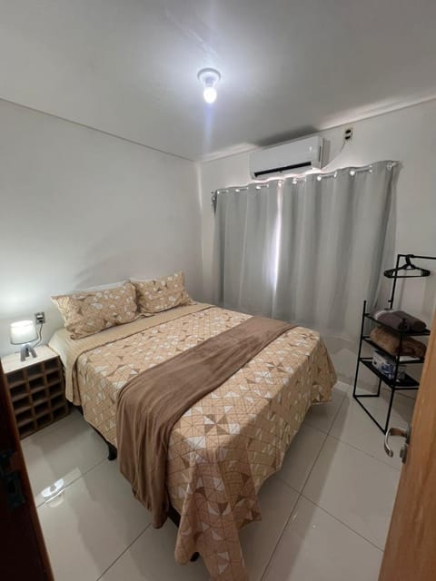 Bed, air conditioner