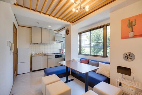 Kitchen or kitchenette, Living room, Dining area