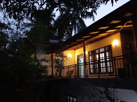 Property building, Night, View (from property/room), Balcony/Terrace, Internal: Not applicable to any particular room
