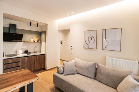 TV and multimedia, Kitchen or kitchenette, Living room, Seating area, stove