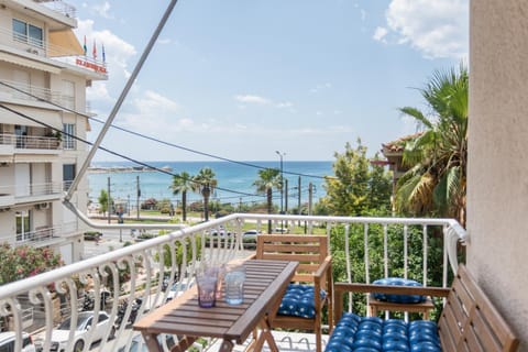 Day, Natural landscape, Summer, View (from property/room), View (from property/room), Balcony/Terrace, Seating area, Dining area, Sea view, Sea view, furniture