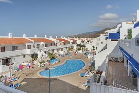 Property building, Living room, Swimming pool