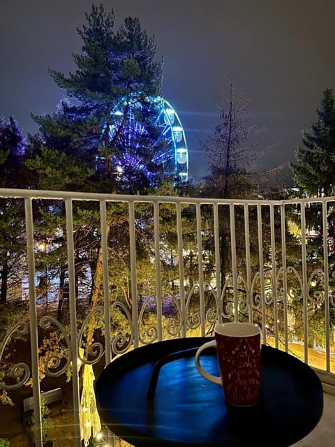 Night, Natural landscape, Balcony/Terrace, City view, Landmark view