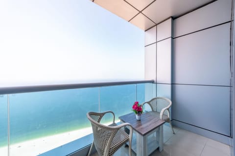 Luxurious Beachfront Modern Ocean View Apartment in Ajman