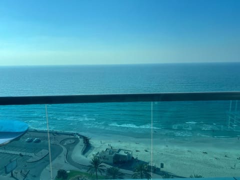 Luxurious Beachfront Modern Ocean View Apartment in Ajman