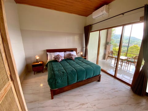 Natural landscape, Bedroom, Mountain view