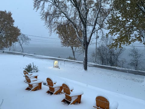 Natural landscape, Winter, Lake view