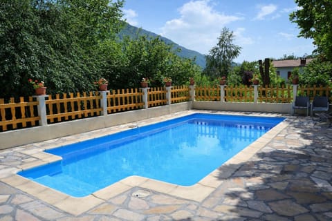 Property building, Living room, Swimming pool