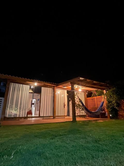 Property building, Night, Garden view