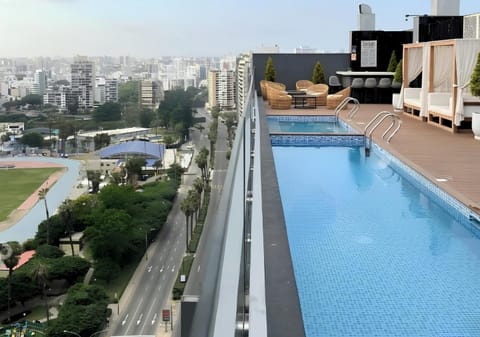 View (from property/room), City view, Swimming pool