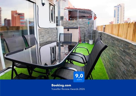 Property building, Patio, Communal lounge/ TV room, Day, View (from property/room), Balcony/Terrace, Living room, Seating area, Dining area, Evening entertainment