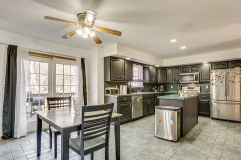 Hike, Ski and Game Spacious Poconos Home with Yard House in Coolbaugh Township