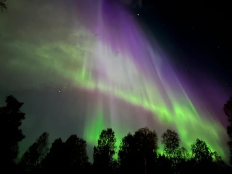 Night, Natural landscape, Autumn