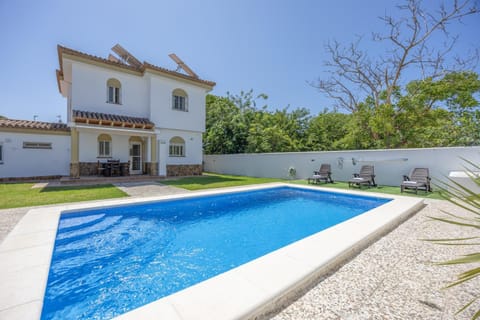 Property building, Living room, Swimming pool