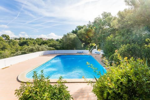 Property building, Living room, Swimming pool