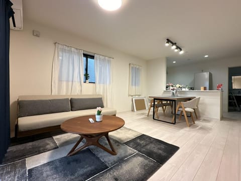 Kitchen or kitchenette, Living room, Dining area