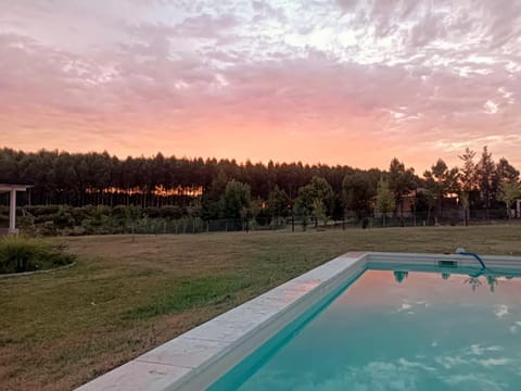 Spring, Summer, Fishing, Fishing, Swimming pool, Sunset