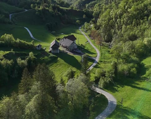 Natural landscape, Bird's eye view, Mountain view