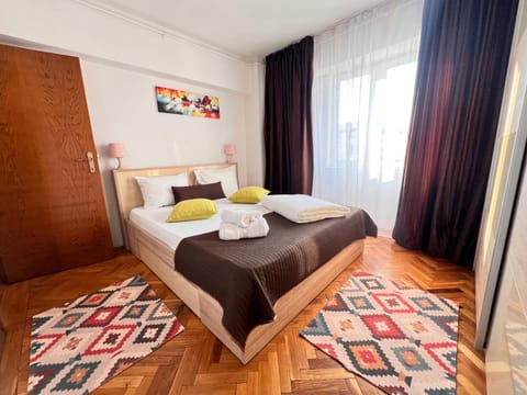 Bed, Photo of the whole room, Bedroom, towels, wardrobe