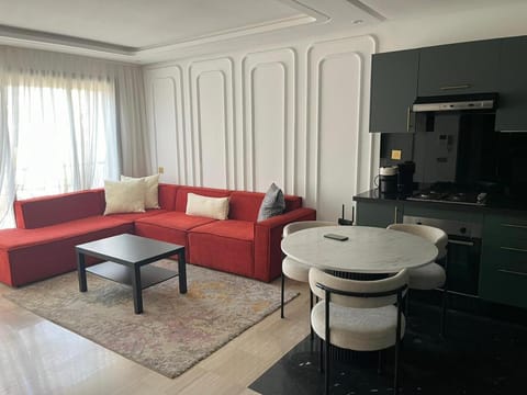 Living room, Seating area, Dining area