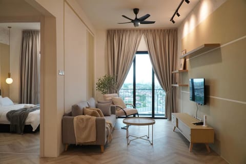 Living room, City view