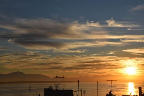 Natural landscape, Sea view, Sunset