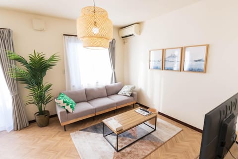 Living room, air conditioner