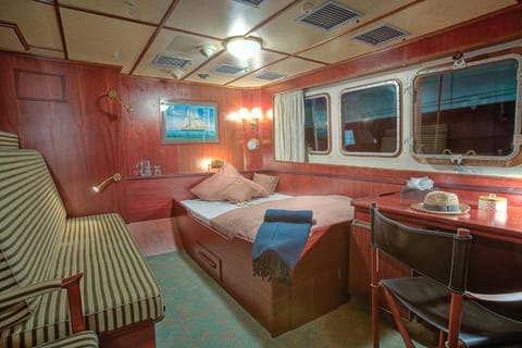 Sanssouci Star Docked boat in Flensburg