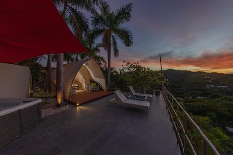 View (from property/room), Mountain view, Sunset
