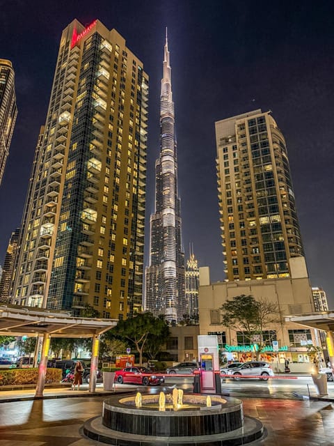 Nearby landmark, Night, Neighbourhood, Landmark view