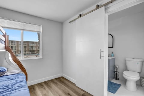 Bed, Bathroom, Bedroom