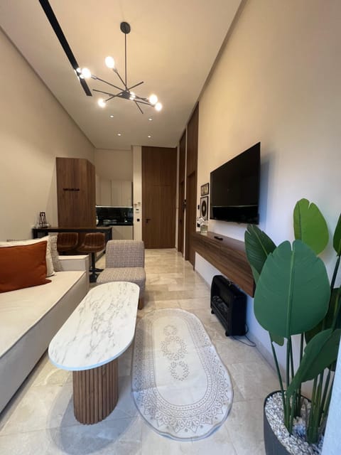TV and multimedia, Kitchen or kitchenette, Living room, Seating area, Evening entertainment