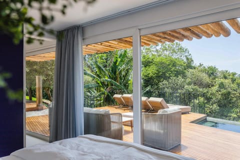 Natural landscape, Balcony/Terrace, Bedroom, Pool view, Swimming pool