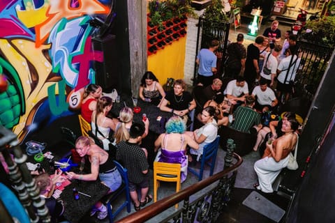 People, Lounge or bar, group of guests