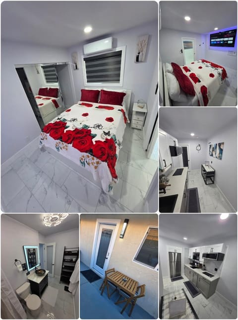 Bed, TV and multimedia, Kitchen or kitchenette, Photo of the whole room, Bedroom