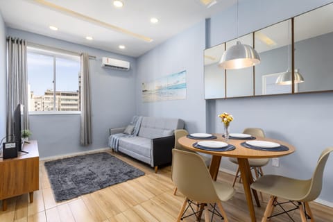 Living room, Seating area, Dining area, air conditioner