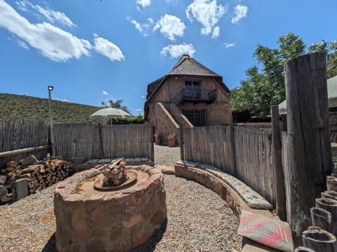 Facade/entrance, BBQ facilities