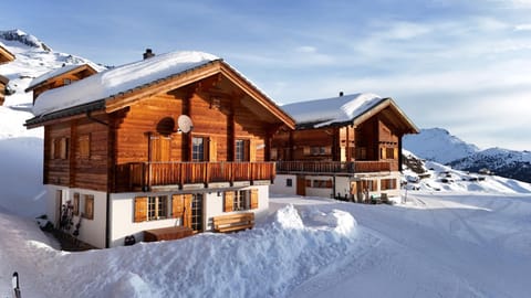 Property building, Natural landscape, Winter, Mountain view