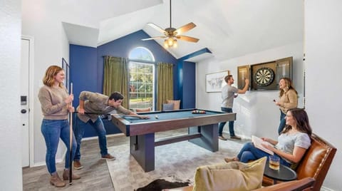 Resort Style Backyard Arcade Games Hot Tub House in San Antonio