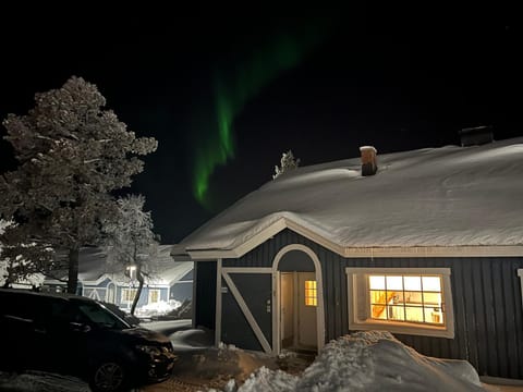 Property building, Night, Neighbourhood, Natural landscape, Winter