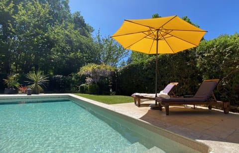 Property building, Living room, Swimming pool