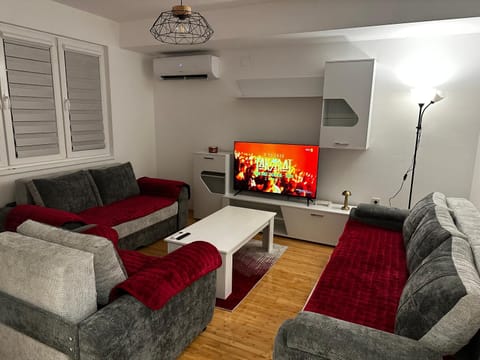 TV and multimedia, Living room, Seating area, air conditioner