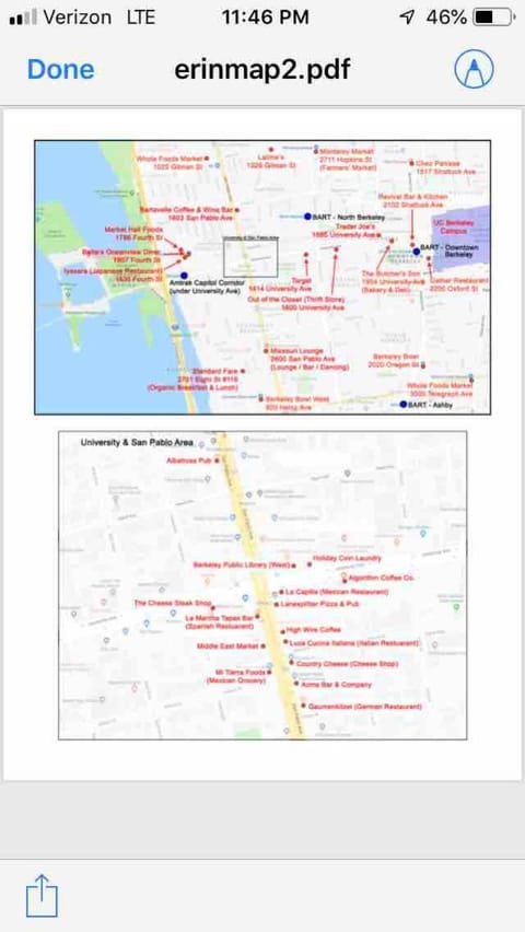 Peacock Room Bed and Breakfast in Berkeley