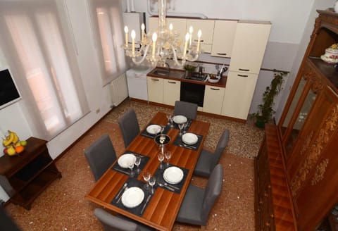 Kitchen or kitchenette, Living room, Dining area