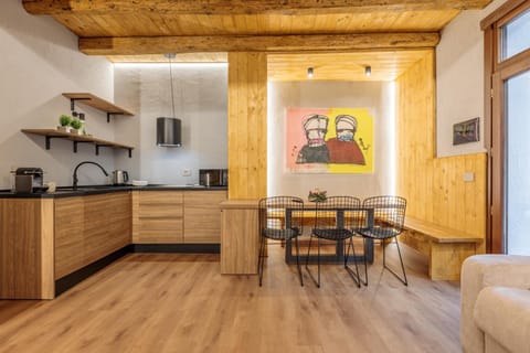 Living room, kitchen