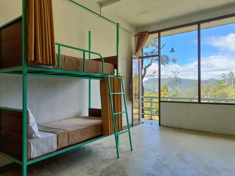 Bed, Natural landscape, View (from property/room), Balcony/Terrace, Photo of the whole room, Bedroom, Mountain view, bunk bed
