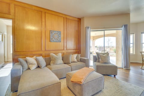 Patio with Tranquil Views! Home 14 Mi to Albuquerque House in Rio Rancho